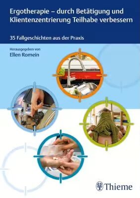 Cover Thieme Buch Ergotherapie - durch Betätigung und Klientenzentrierung Teilhabe verbessern