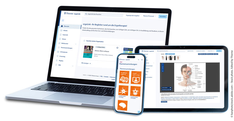 ergoLink auf Desktop, Tablet und Smartphone